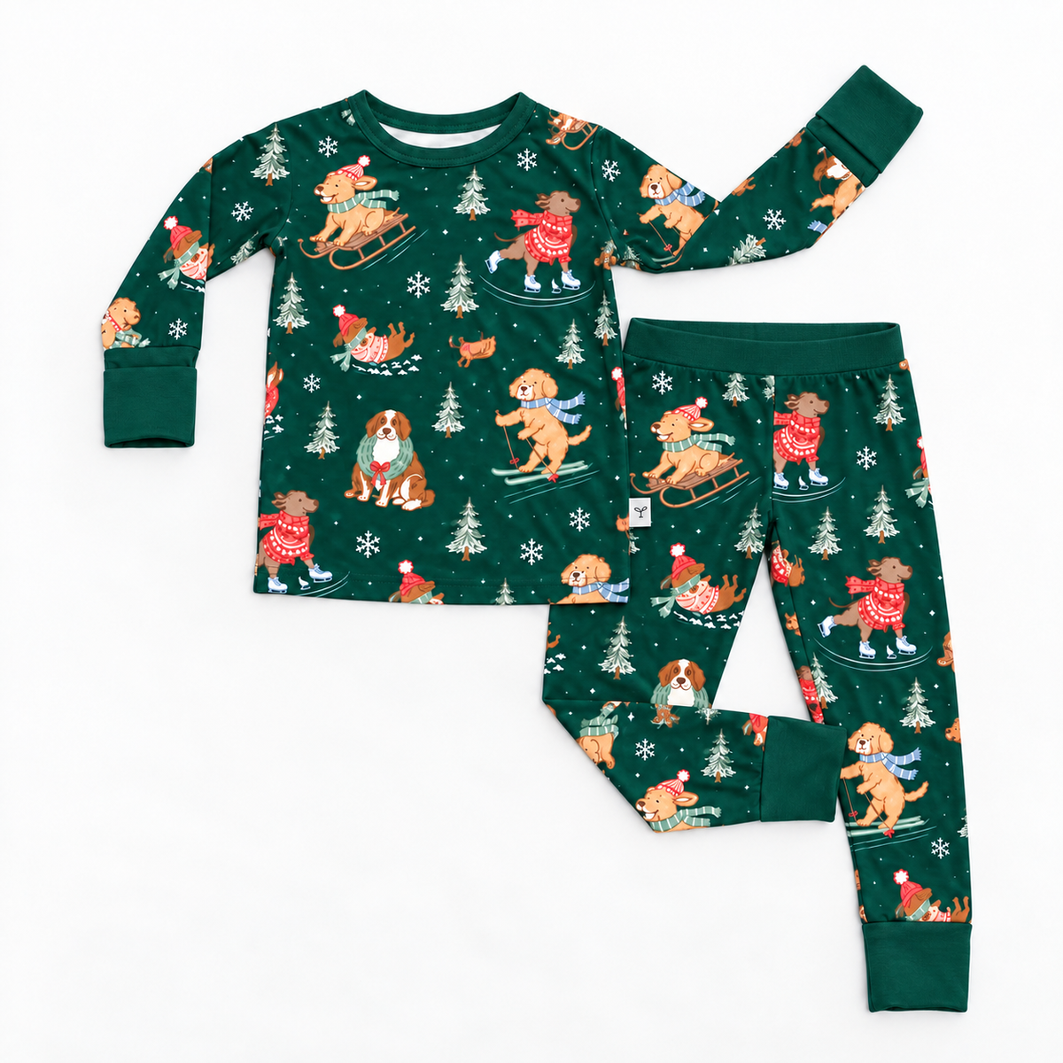 PRE-ORDER Christmas Holiday Children's Two-piece Bamboo Pajamas