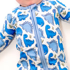 Baby Bamboo Zippered Romper
