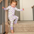 Baby Bamboo Zippered Romper