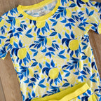 Children's Two-piece Bamboo Pajamas - Short Sleeves and Pants