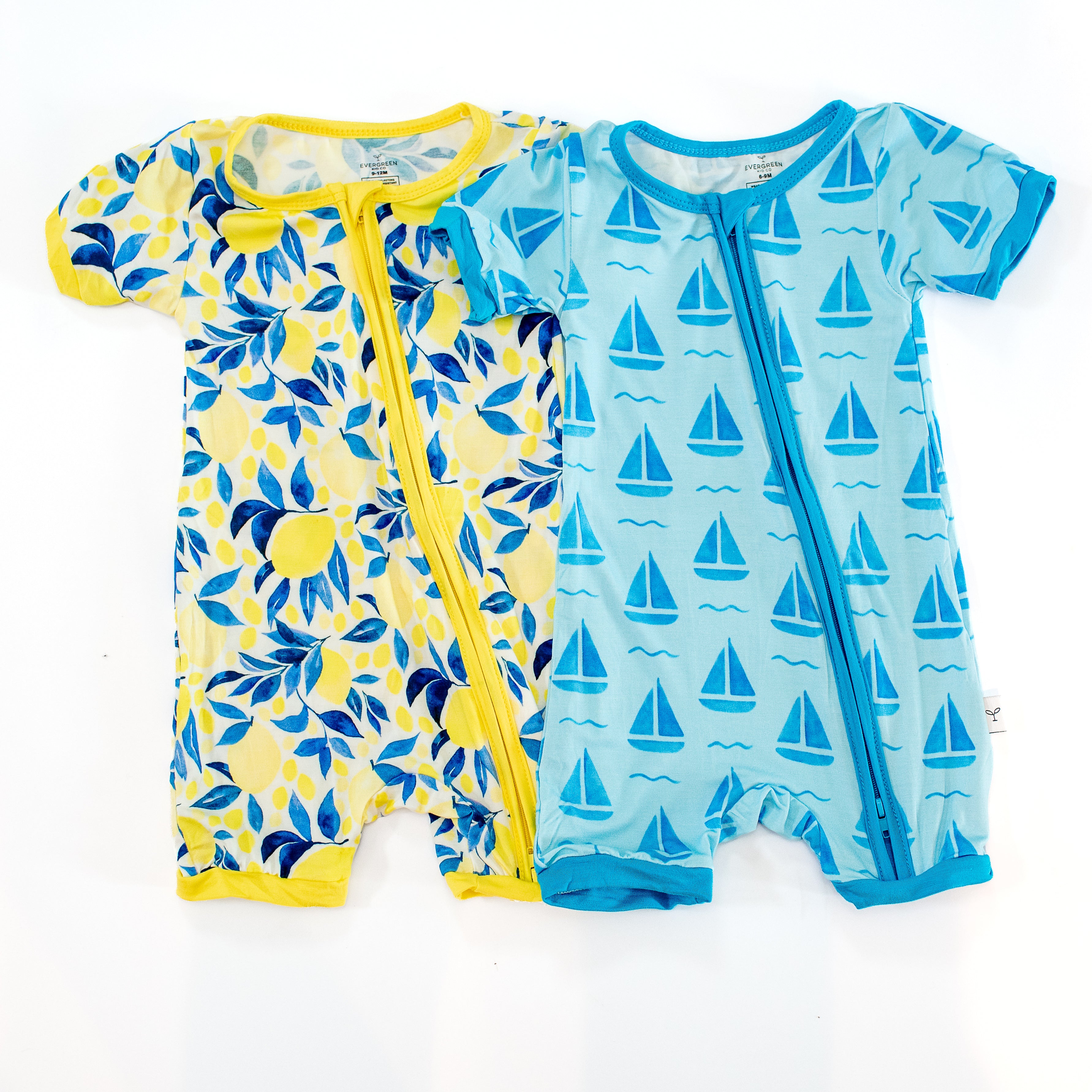 Bamboo Zippy Shorts Romper