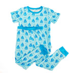 Children's Two-piece Bamboo Pajamas - Short Sleeves and Pants